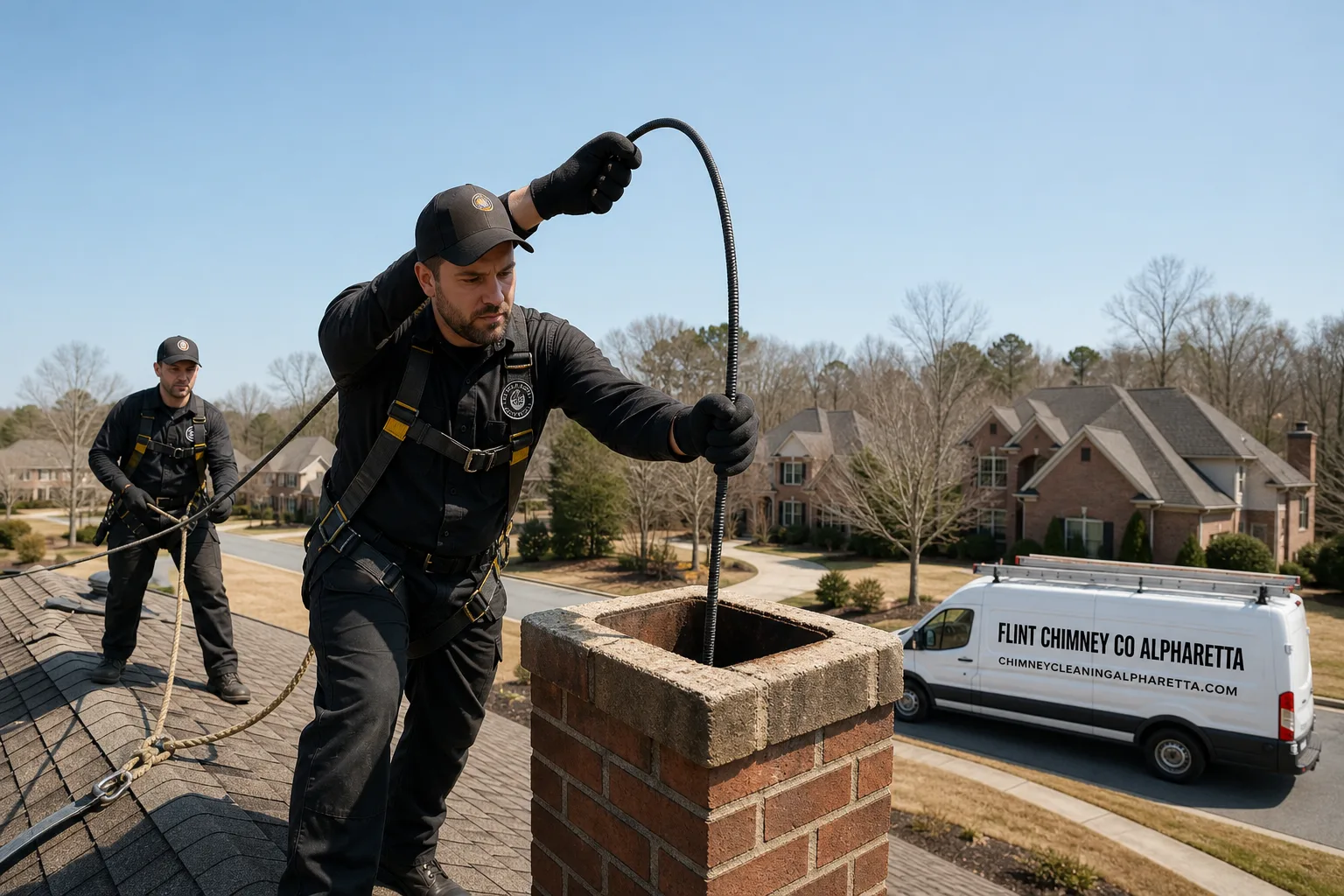 Chimney Sweep in Alpharetta, GA | Flint Chimney Co Alpharetta
